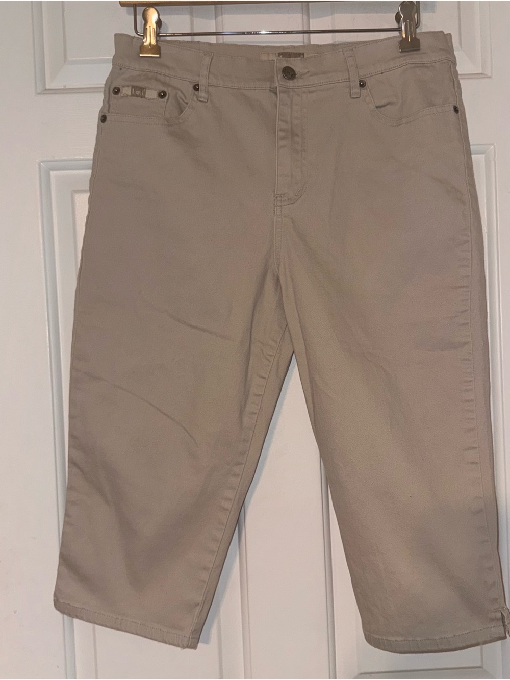 L.E.I LEI vintage vtg y2k beige petal pushers capri pants juniors 13